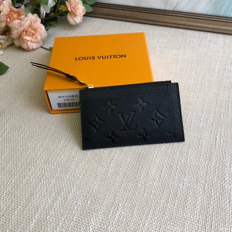 WIS HOLDER CARD ZIPPED VUITTON LOUIS 0917